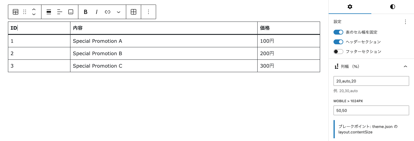 リッチテキストツール